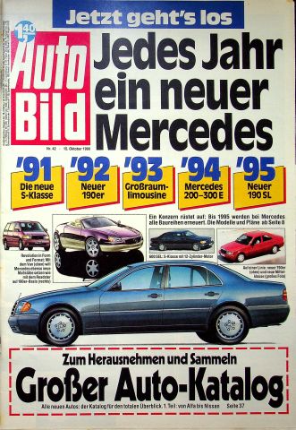 Deckblatt Auto Bild (42/1990)
